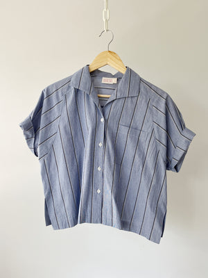 Camp Shirt in Organic Stripe