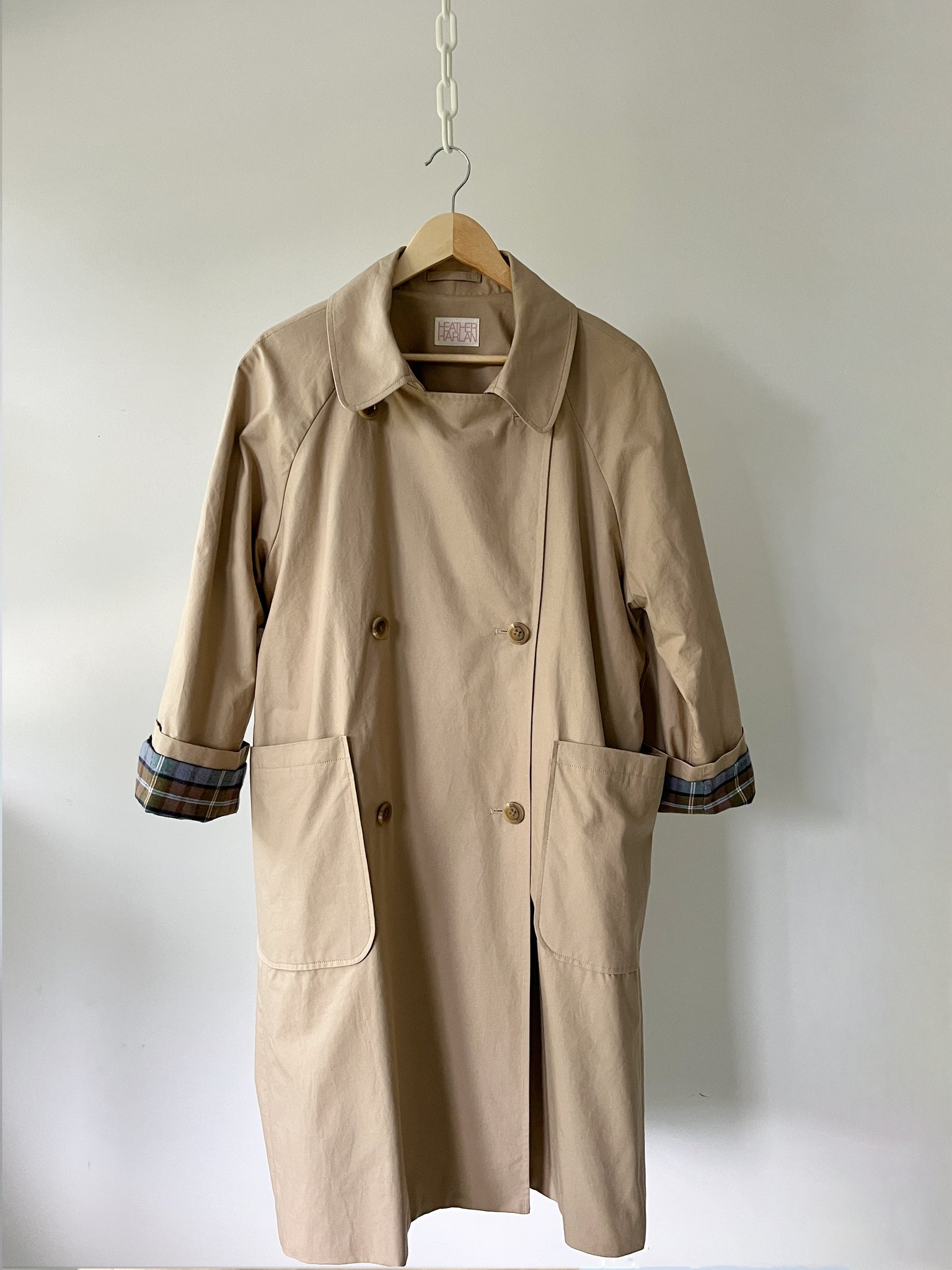 Flannel-Lined Trench Coat