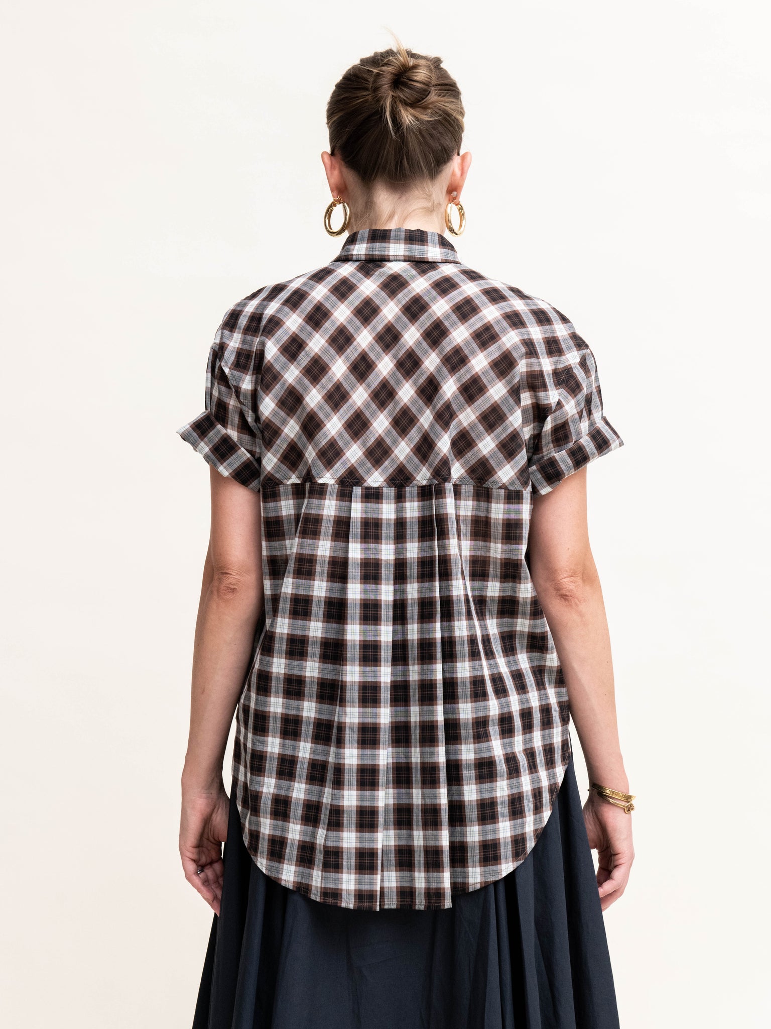 Tissue-weight Tartan Shirt