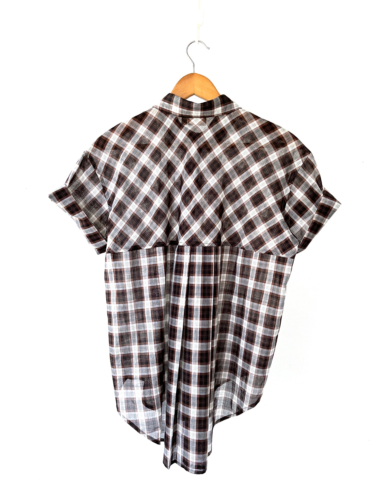 Tissue-weight Tartan Shirt