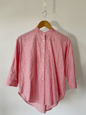 Stand-Collar Swing Shirt